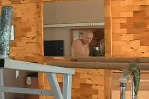 in nature's garb Russian Soldier In A Gym
