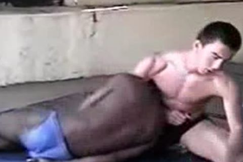 White twink DOMIINATES darksome twink