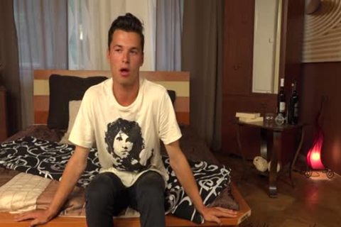 Shy young College lad