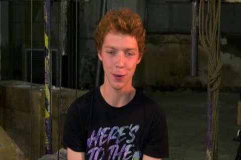 Ginger twink Submits To bondage And nipp castigation