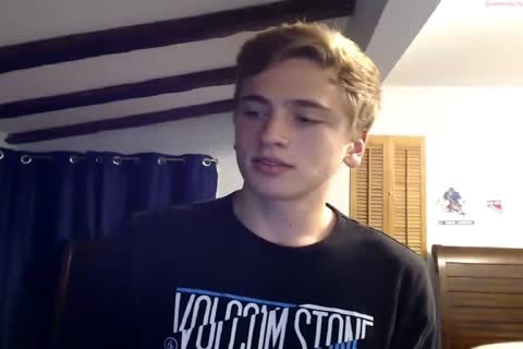 Blond twink Cums On dildo And Licks his spooge - Chaturbate