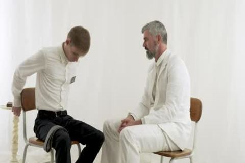 Hung Priest Barebacks cute Church lad