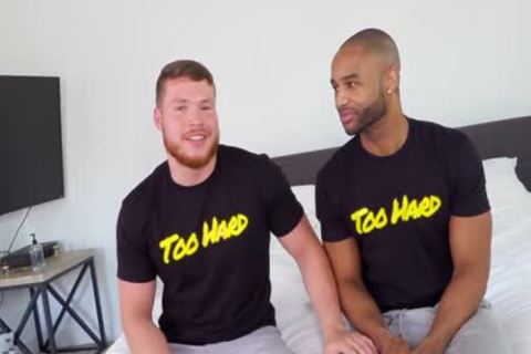 Interracial Love - filthy underclothing Model Takes On new guy