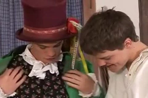 gangbang In The Past engulf bareback DP Jerking And Eatcum