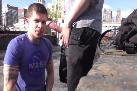 engulfing & plowing On A NYC Rooftop