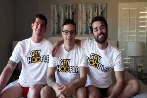 enormous penis Actor Jayden Has A cute Morning three-some