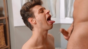 Drill My Hole - Latin Nick LA very clean gagging indoors