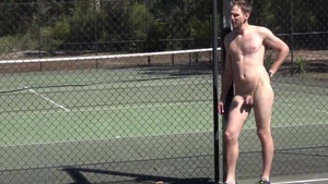 AndysAussieBoys - Australian Nick jumping on cock outdoors