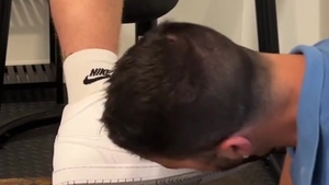 Boxer Colt Spence Bullies Towel lad Nick Charms And Makes Him Worship Feet FULL SCENE