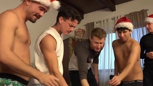 Czech Xmas jerk off Party 2024 Part 1 raw Bobby Orel Danny Fontana Dominik