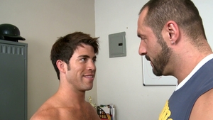 Men: Jock Daddy's Big Cock Dominates Hairy Twink